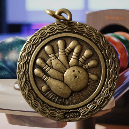1.5" bowling medal