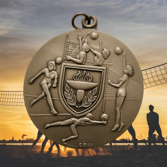 Collectible Women's Volleyball Medal