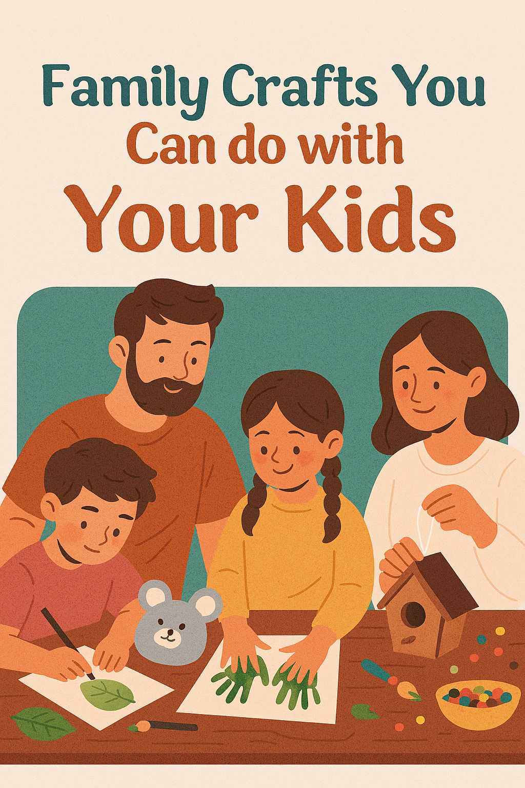 10 Whimsical Crafts Families Can Make Together This Season