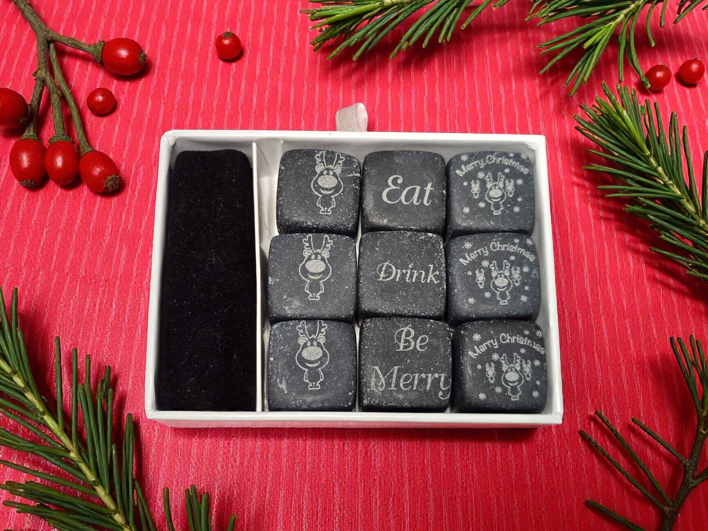 Whiskey stone giftset