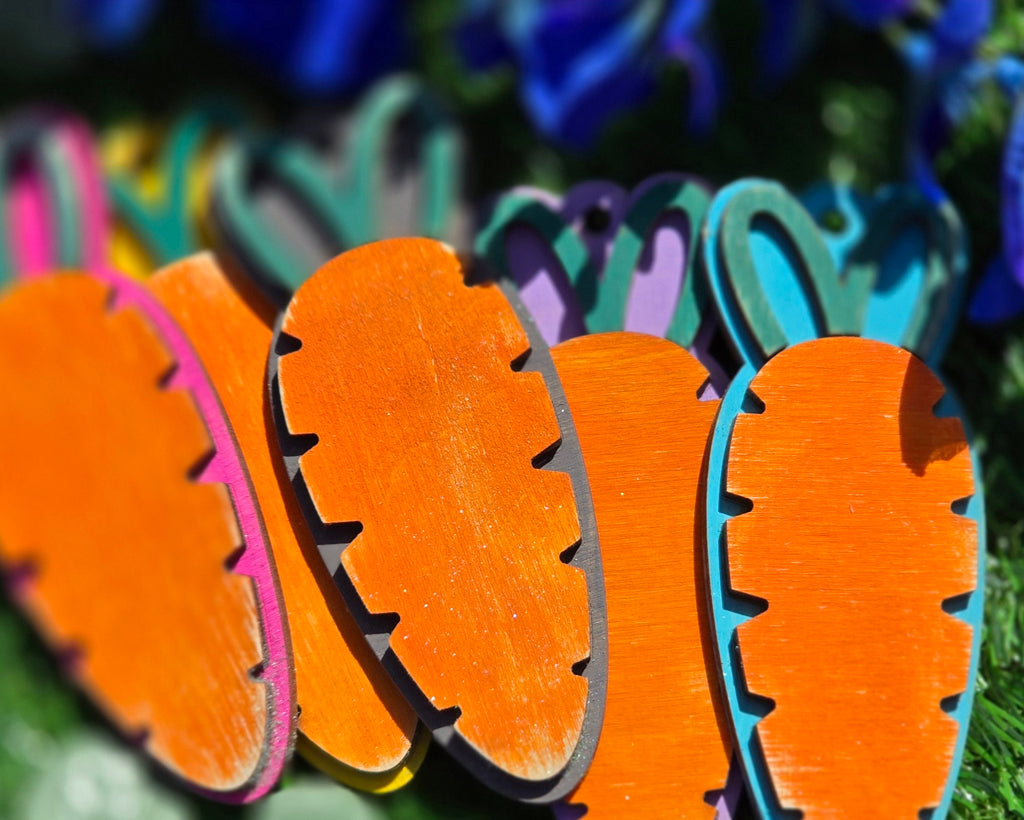 🥕 Personalized Easter Carrot Tags