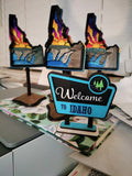 Welcome to Idaho sign