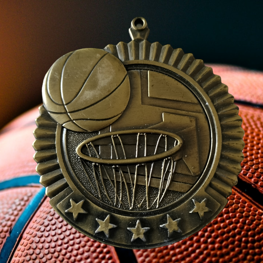 Basketball medal 5 star