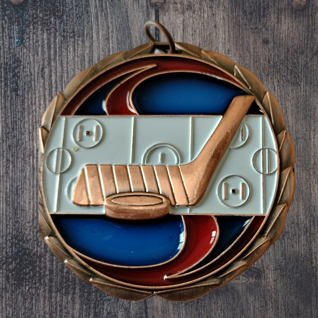 Hockey medal resin