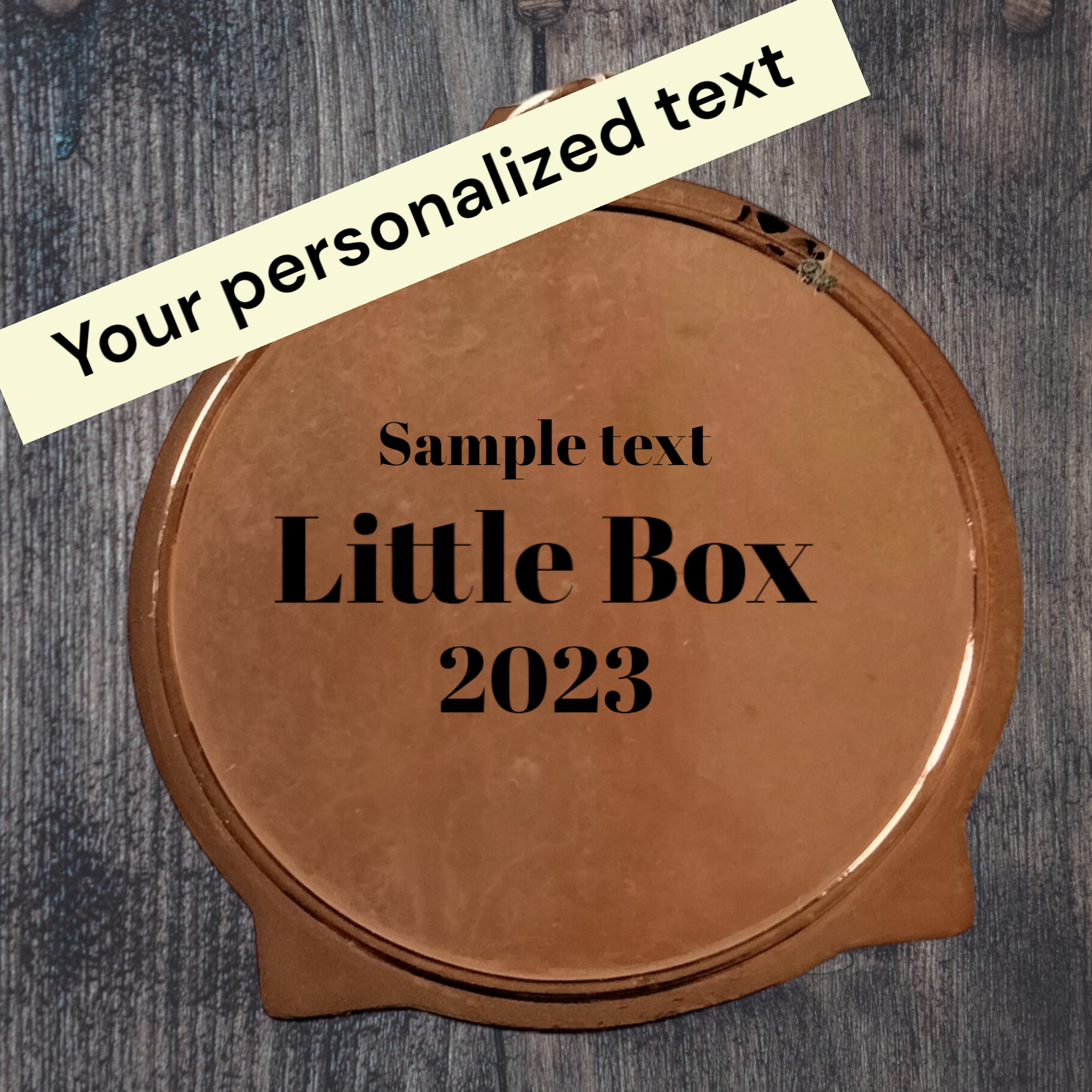 Wrestling medal colored