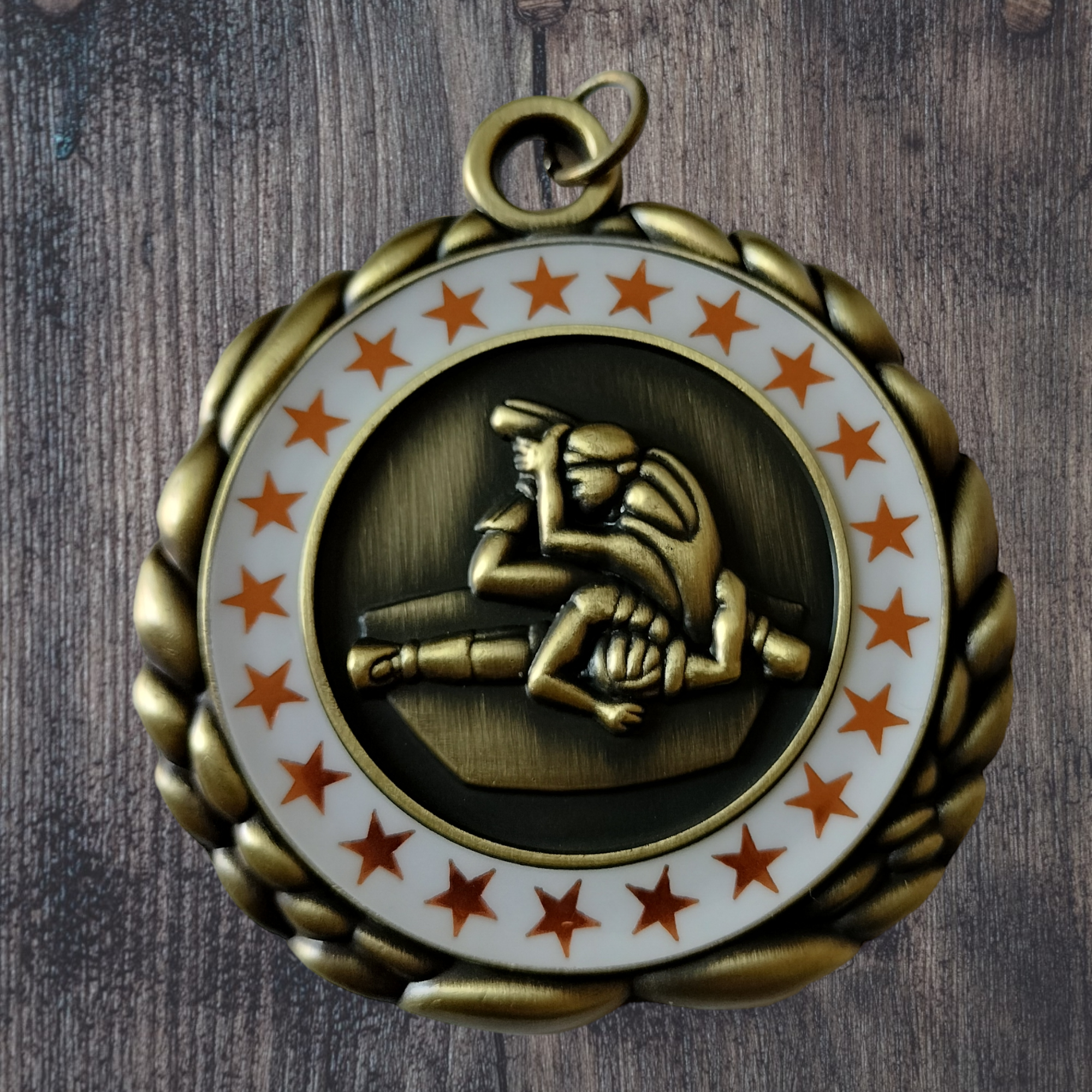 Wrestling Medal Star border