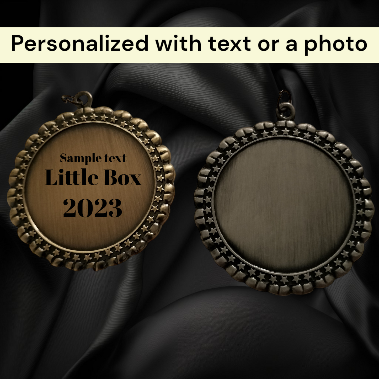 Blank insert medal