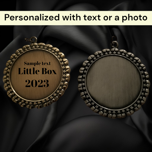 Blank insert medal