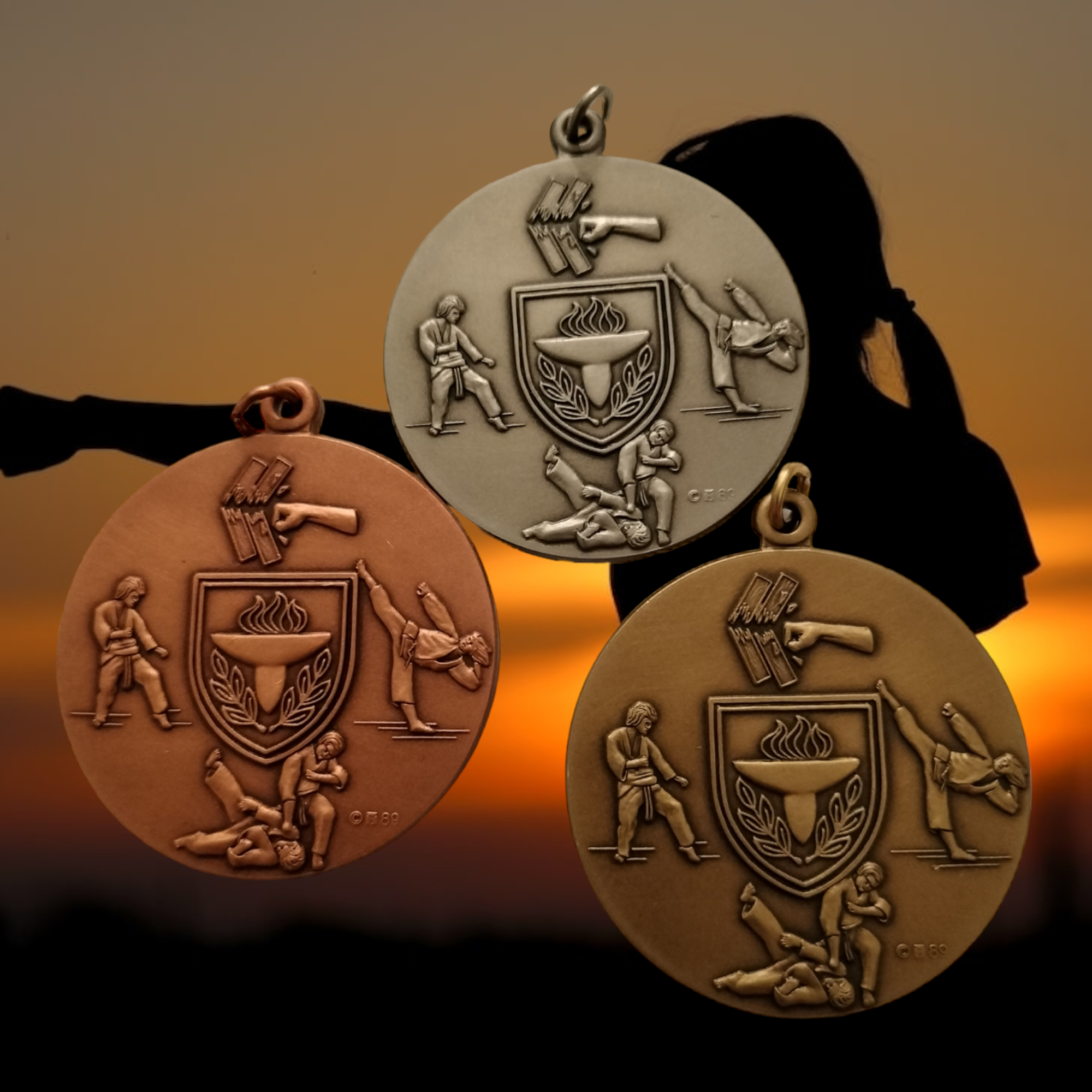 Collectible Karate Medal