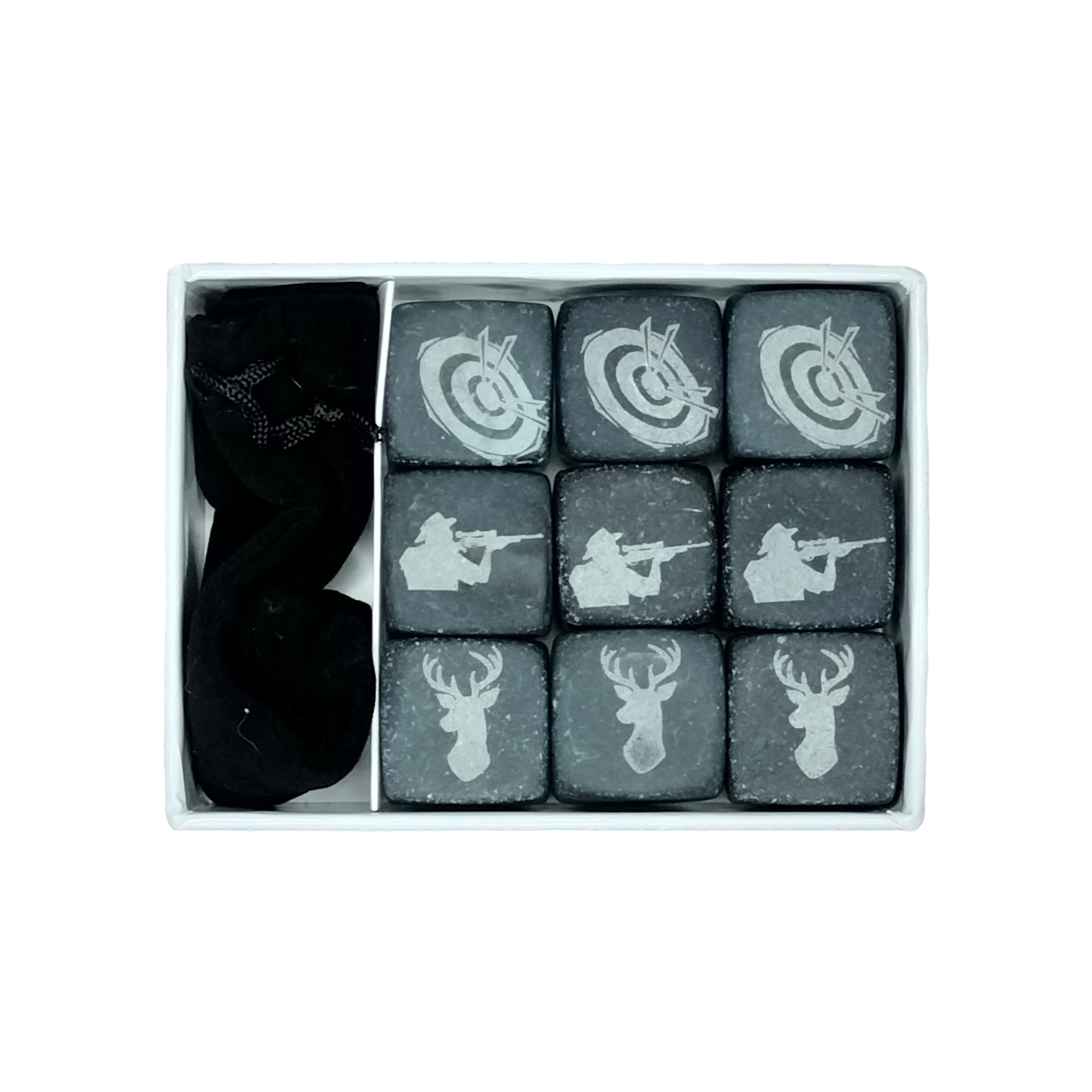 Whiskey stone giftset